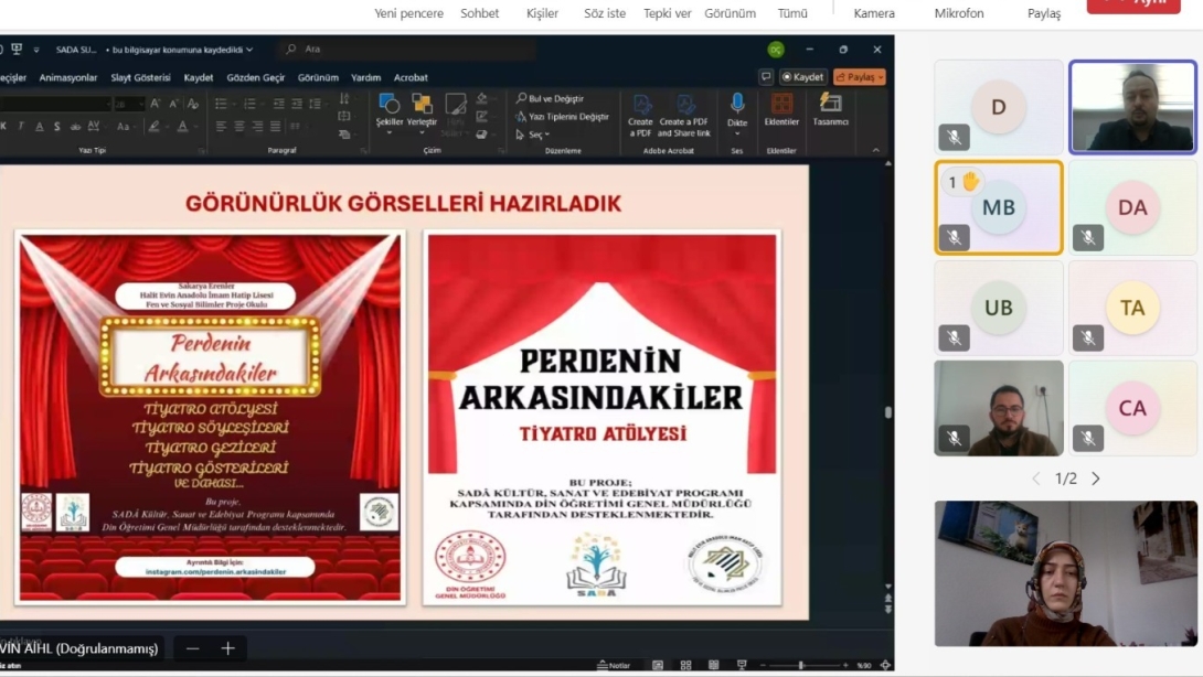 SADA Kültür, Sanat ve Edebiyat Programı: İzleme ve Değerlendirme Çalışmaları Başladı